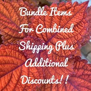 Bundle to Save More - Get Combined Shipping